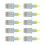 (1249CM) 10x Flat Blade Tattoo Needles Disposable Smoothing 1235CM 2