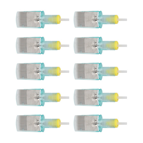 (1249CM) 10x Flat Blade Tattoo Needles Disposable Smoothing 1235CM 1