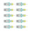 (1235CM) 10x Flat Blade Tattoo Needles Disposable Smoothing 1235CM 2