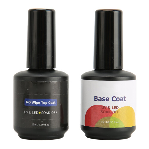 Professionelle Nail-Salon Top & Base Coat Set Shine