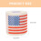 2 Amerikanska Flaggan Tissuepapper Badrumstoalettpapper 2