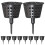 20Pcs Plastgödselburk För Växter Lock L 1