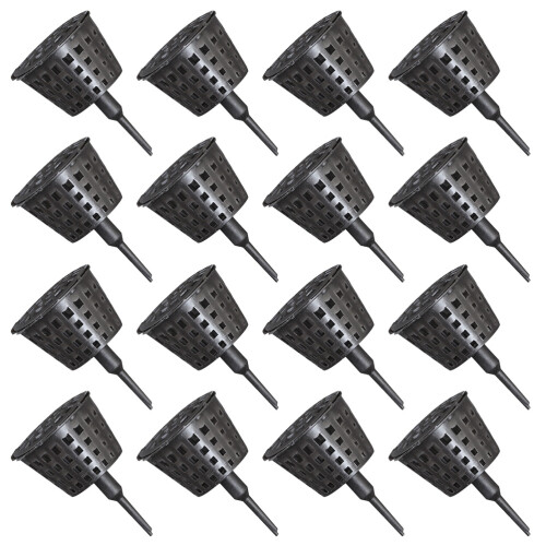 20Pcs Plastgödselburk För Växter Lock L 2