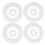 4pcs plastic spool pin caps for sewing machine accessories 6