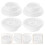 4pcs plastic spool pin caps for sewing machine accessories 3