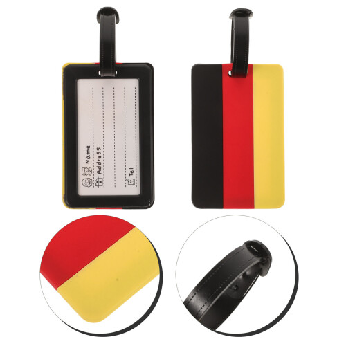 2 Stycken Kappsäcksbrickor Tysklands Flagga För Resa 2