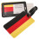 2 Stycken Kappsäcksbrickor Tysklands Flagga För Resa 6