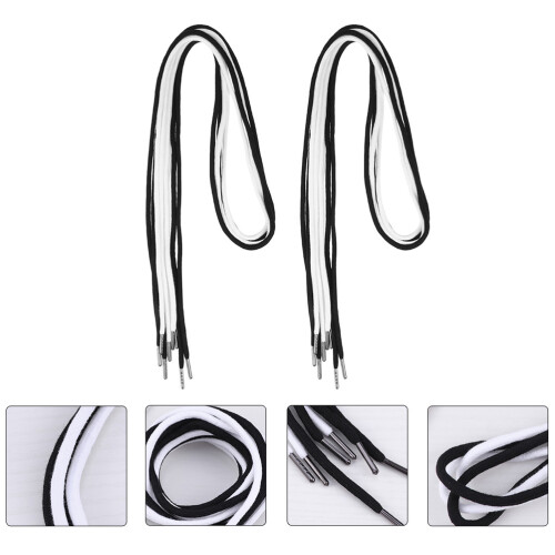 10Pcs Cotton Drawstring Cords With For Sports Trousers 2