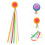 Schattige Multi Auto Antenne Topper Met Polyester 6