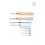 1Set Practical Embroidery Punch Needle DIY Sewing Tool Wooden Handle 1