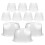 10Pcs Plasthättespännare Bärbar Hättevisningsspännare 9