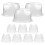 10 St Styvhållare Av För Bärbar Hattställning 11