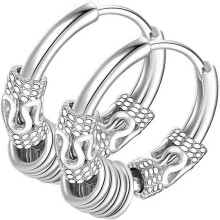 2 Stycken Halkor Minimalistiska Örhängen Piercing Draktotems Herröron