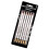 6 White Charcoal Pennor, - Och Ritpennor 1