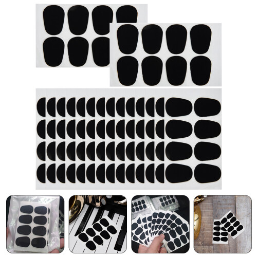 50Pcs Saxofon Munstycke Munstycke Plåster Silikonkuddar 2