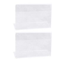 10 Acryl Displayständer Bürodekoration Halter Tischschild