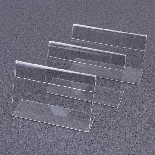 10 Acryl Displayständer Bürodekoration Halter Tischschild 2
