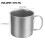 Stainless Campingmugg Vikbar Handtag För Utomhusbruk 2