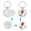 3Pcs Sublimeringsnyckelring Tom Metallkedja Diy 8