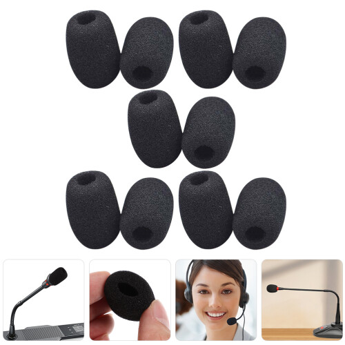 10Pcs Mikrofonhölje Mini Storlek För Headset 2