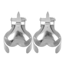 2Pcs Metall Votexsläckare Vottnedsläckare Hjärtformad Vottnedsläckare