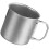 Stainless Campingmugg Vikbar Handtag För Utomhusbruk 4