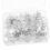 60Pcs Plasthuvud Vridna Fästplattor Transparent För 1