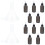 10Pcs Needle Tip Glue Bottle With Funnel Diy Applicator 9