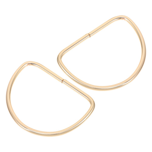 2St D-Ring Metall Väska Handtag Kupé Väska Diy Spänne 1