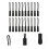 50Pcs Klädbyte Fästritsar Draglina Diy Fästritsdrag För Väska 7