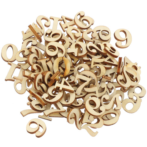 100 St 15 Mm Träskivor För DIY, Scrapbooking, Lekmaterial 1
