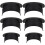 6Pcs Plastiska Poolbordsfodral För 4 Hörn Och 2 Svart 1
