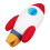 Rocket För Barnrum Décor 10