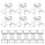 50Pcs Bandageklämmor Stretchbandage Snabbfästen Elastiska 7