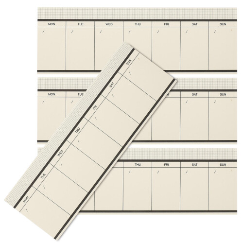 4St Veckoplaneringsblock Utbrytbara Blad För Schema Planering 1