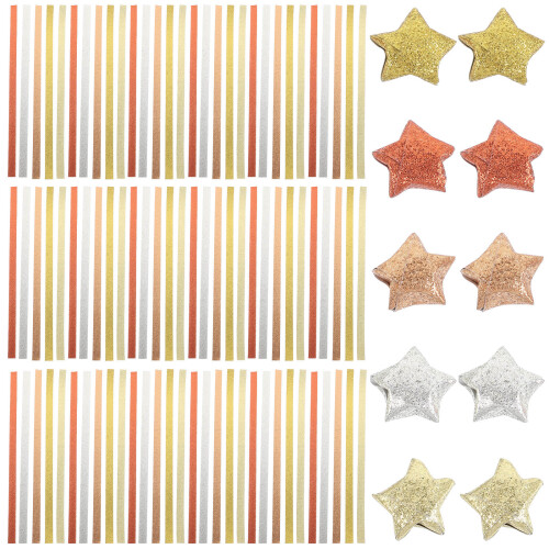 200Pcs Origami-Papper, Glitter Vikpapper För - och Hantverk 2
