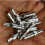 Förpackning 20 Pcs Jaktpilar Aluminiumpil Kompositbåge (Silver) 4
