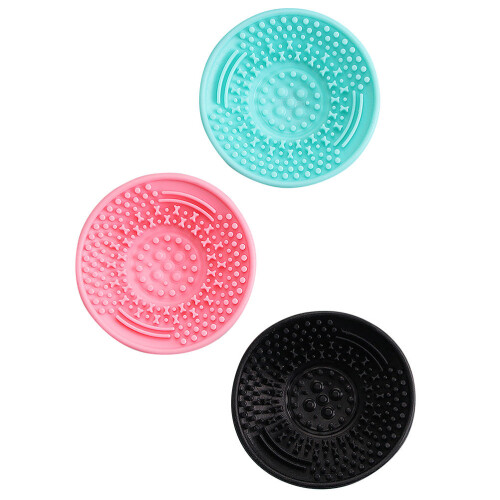 3St Silikon Makeupborstrensning Mattor Rensningskoppar 1