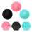 3St Silikon Makeupborstrensning Mattor Rensningskoppar 3