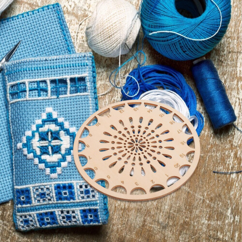 1 Stygnstrådshållare Av , Broderitrådsorganizer, Trådplatta 2