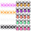 40Pcs Barn Plast Ringar För Halloween 10