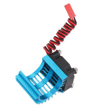 Aluminum Alloy 5V Motor Heatsink with Fan for 2838 2845 Blue