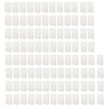 100 bolsas de papel kraft blancas 215x120x70 mm/8.46x4.72x2.76 in