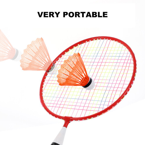 18Pcs Plastmateriel Badmintonträningsshuttlecock För 1