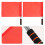 Föreningens 4St Flagga Match Rostfritt Handsignal Sport 10