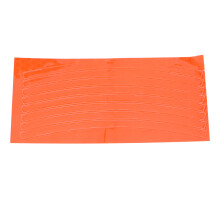 Hjulreflektorer Cykelsäkerhetsaccessoarer Reflekterande Band Orange