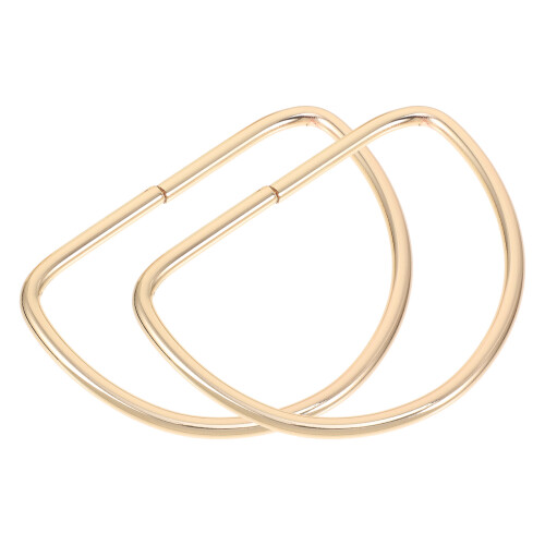 2St D-Ring Metall Väska Handtag Kupé Väska Diy Spänne 2