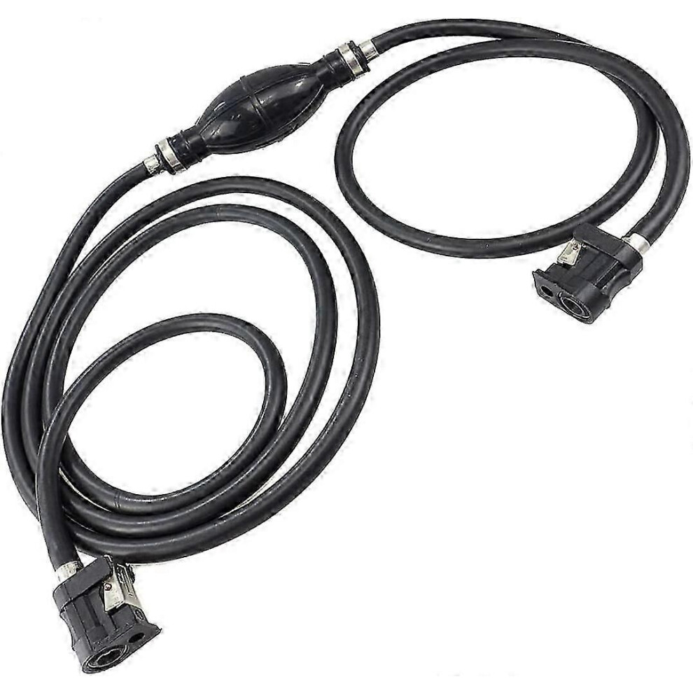 Kikidex (As Show, One Size) 8Mm Fuel Line Assembly For Yamaha Outboard Marine Engine