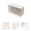 20Sets Beige DIY Component Drawers Plastic Tool Storage Boxes 5