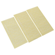 3Pcs Börjare Erhu Fingersättningsetiketter Fonemetiketter (Vit)